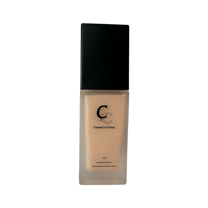 CONCEAL-2-CORRECT-hydra-foundation-102-bottle-front-01.PNG Conceal To Correct Hydra Foundation Shade 102 - Image 1